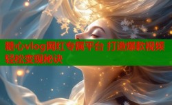 糖心vlog网红专属平台 打造爆款视频轻松变现秘诀