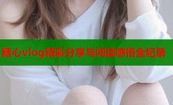 糖心vlog精彩分享与阅读感悟全纪录