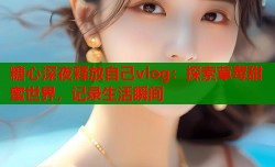 糖心深夜释放自己vlog：探索草莓甜蜜世界，记录生活瞬间