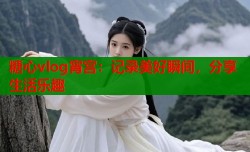 糖心vlog宵宫：记录美好瞬间，分享生活乐趣