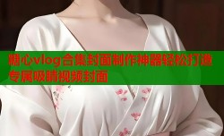 糖心vlog合集封面制作神器轻松打造专属吸睛视频封面