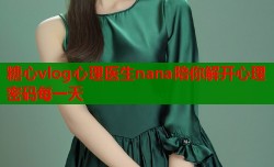 糖心vlog心理医生nana陪你解开心理密码每一天