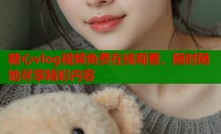糖心vlog视频免费在线观看，随时随地尽享精彩内容