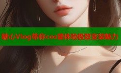 糖心Vlog带你cos蕾体验极致变装魅力