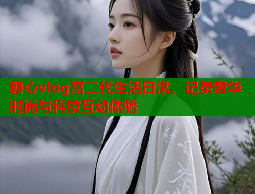 糖心vlog富二代生活日常，记录奢华时尚与科技互动体验  第1张