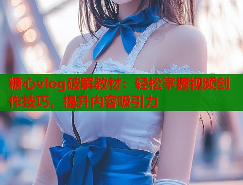 糖心vlog破解教材：轻松掌握视频创作技巧，提升内容吸引力  第2张