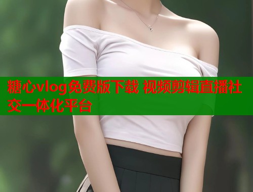糖心vlog免费版下载 视频剪辑直播社交一体化平台  第1张