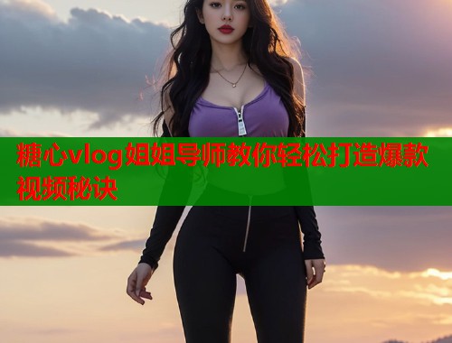 糖心vlog姐姐导师教你轻松打造爆款视频秘诀  第1张