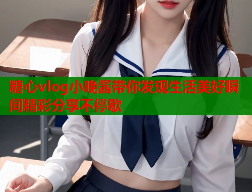 糖心vlog小晚酱带你发现生活美好瞬间精彩分享不停歇  第1张