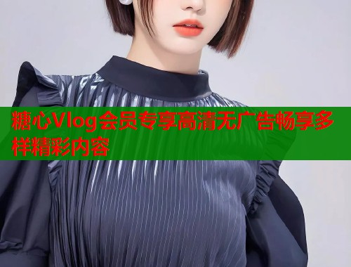 糖心Vlog会员专享高清无广告畅享多样精彩内容  第1张